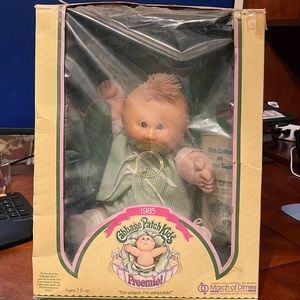 March of Dimes Vintage Collection. Cabbage Patch Kids Preemie. In box. 1985